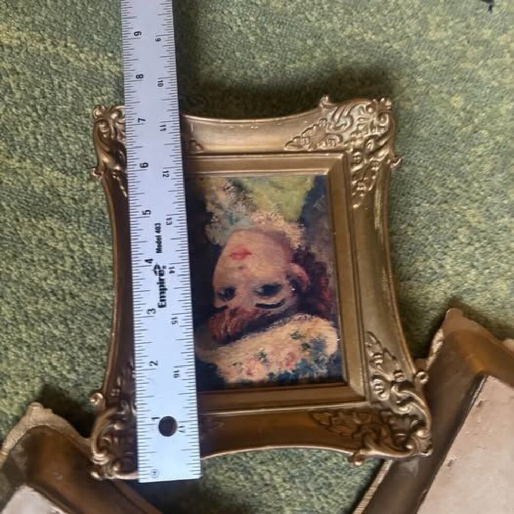 Vintage 3 Piece Framed Art Set Of Cherry Jeffe Huldah Art Paintings print - Picture 8 of 9